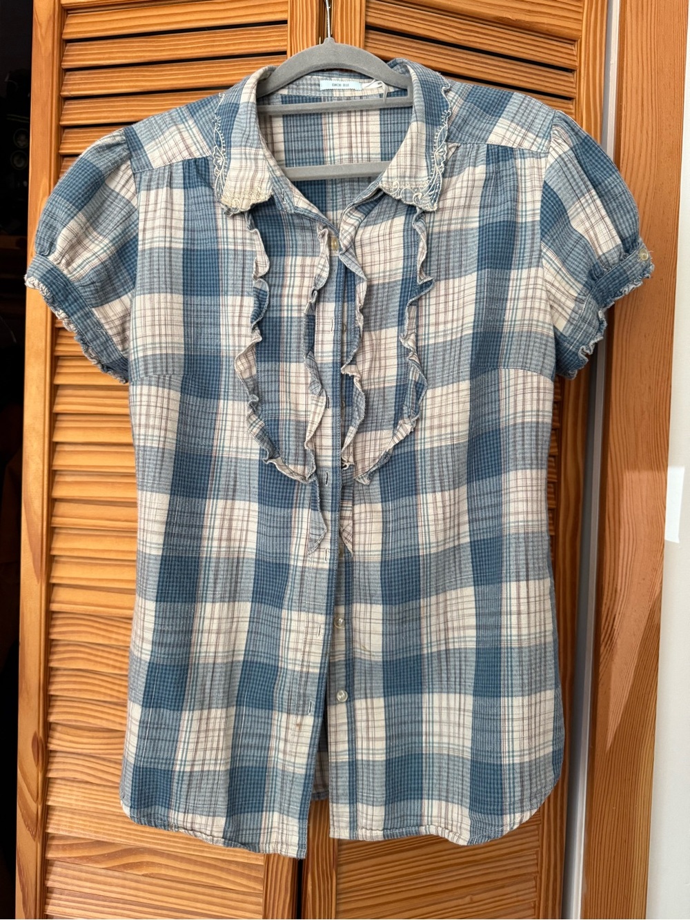 Kimchi blue Plaid Western vibes Button Up